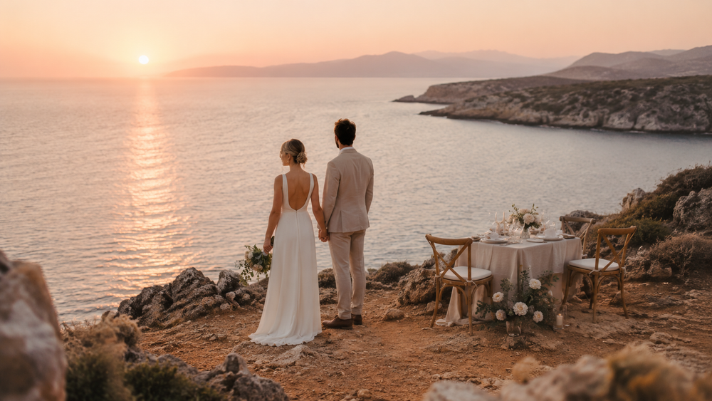 Best time to propose or get married in Crete