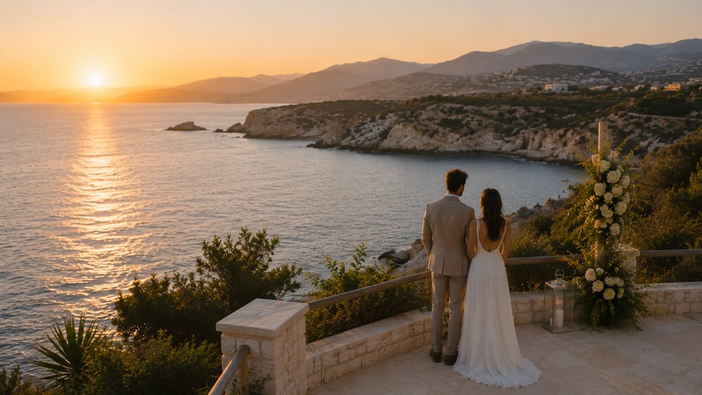 Micro wedding vs elopement in Crete